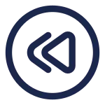 Rewind Back Circle SVG Icon